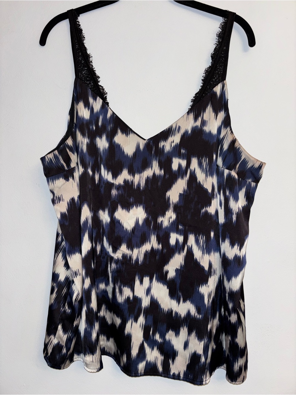 Express Patterned Tank with Lace